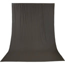 Impact Background Kit with 10 x 12' Solid Dark Gray Muslin Backdrop