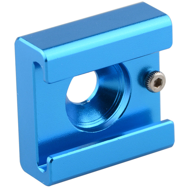 CAMVATE C1676 1/4"-20 Mount to Shoe Adapter (Blue)