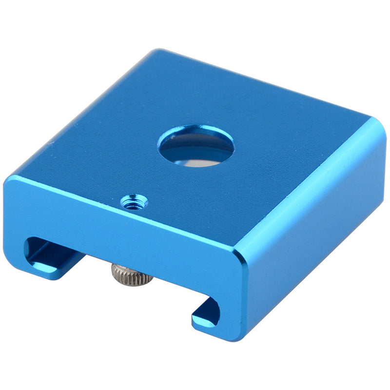 CAMVATE C1676 1/4"-20 Mount to Shoe Adapter (Blue)