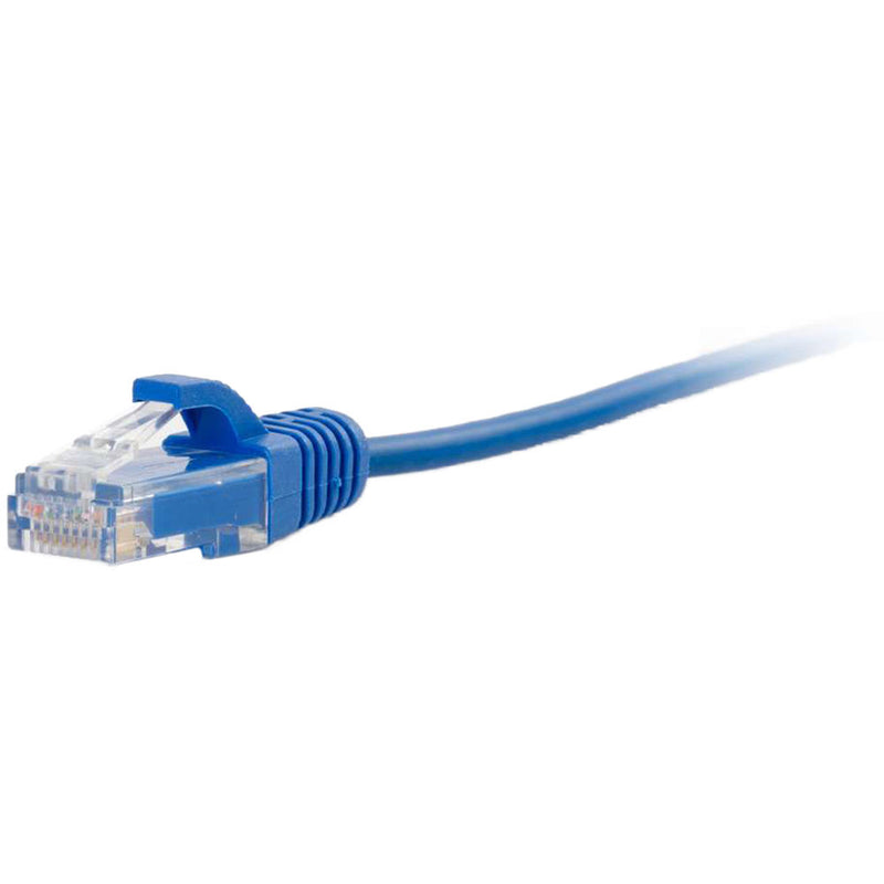 C2G RJ45 Male to RJ45 Male Slim Cat 6 Patch Cable (5', Blue)