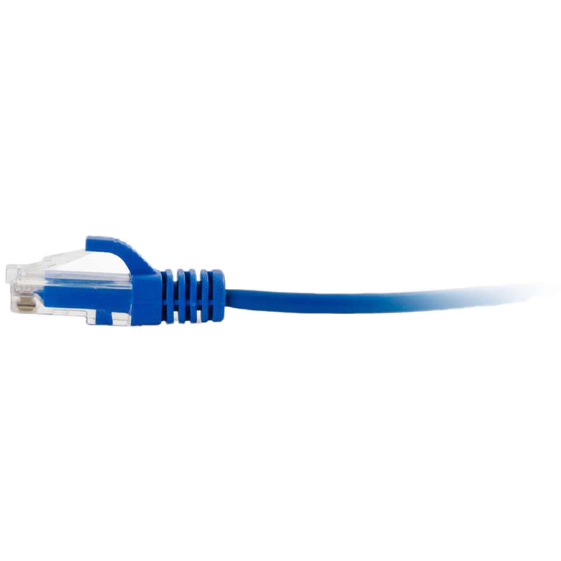 C2G RJ45 Male to RJ45 Male Slim Cat 6 Patch Cable (5', Blue)