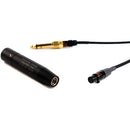 Remote Audio Breakout Cable for Remote Audio Headsets with Dynamic Talkback (9")