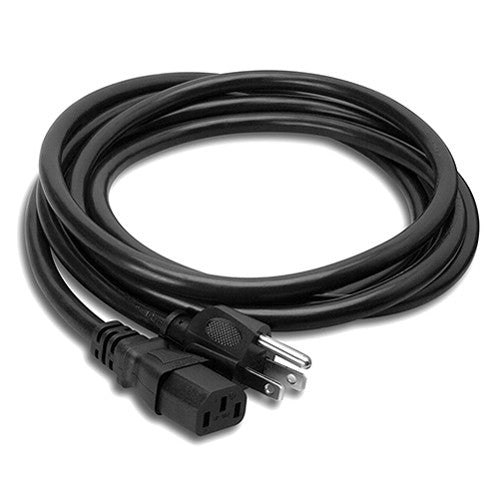 Hosa Technology Extension Cable with IEC Female Connector (18 AWG, Black, 1')