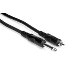 Hosa Technology 1/4"  Male to RCA Male Audio Cable - 10'