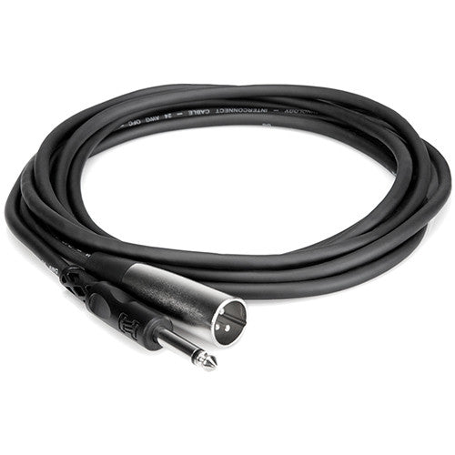 Hosa Technology Mono 1/4" Male to 3-Pin XLR Male Cable - 20'