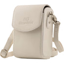 MegaGear Leather Camera Case for Panasonic Lumix DC-ZS70, DMC-LX10, DMC-ZS60, or DMC-ZS100 (White)