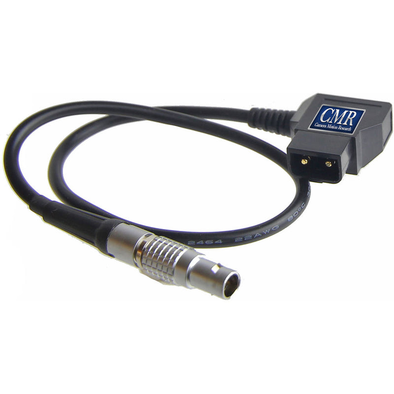 Camera Motion Research D-Tap to 2-Pin LEMO Power Cable with Strain Relief (12")