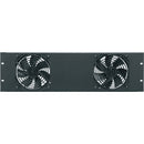 Middle Atlantic Essex Fan Panel with Dual DC Fans (Black)