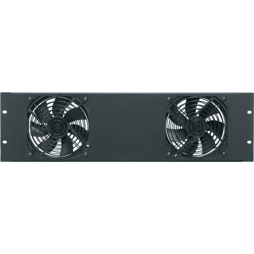 Middle Atlantic Essex Fan Panel with Dual DC Fans (Black)