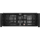 iStarUSA D-400-6 4U Compact Stylish Rackmount Chassis (Blue Bezel)