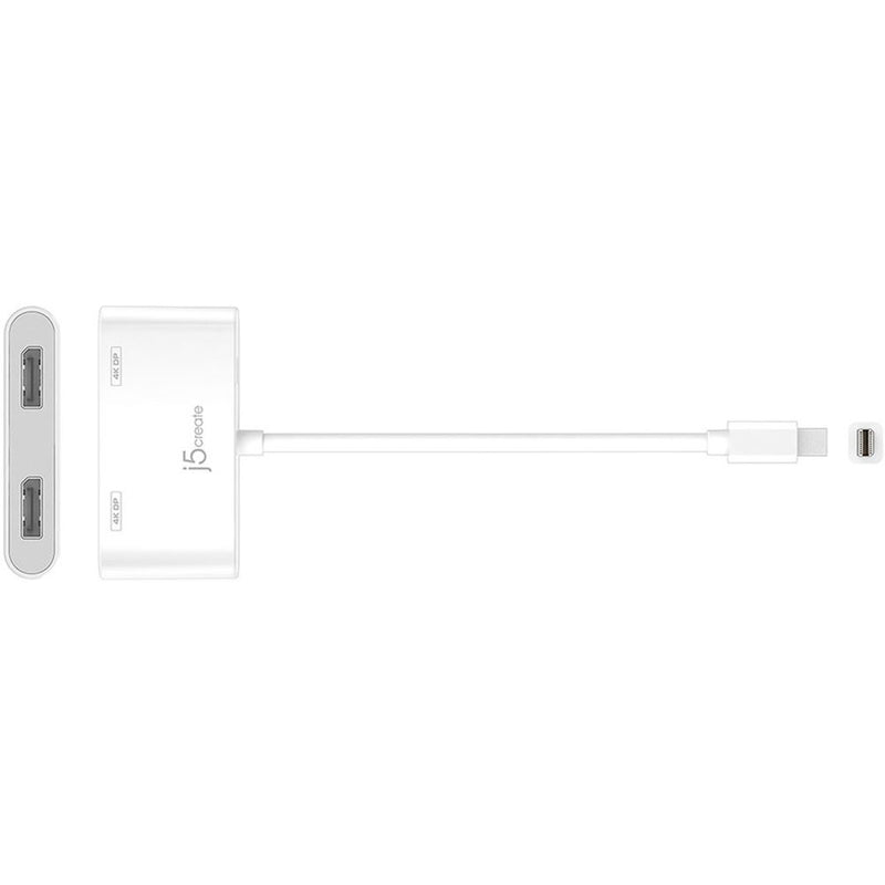 j5create Mini DisplayPort to Dual DisplayPort Adapter