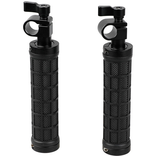 CAMVATE Handgrips with 15mm Rod Clamps (Set of 2, Black)