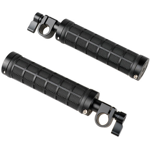 CAMVATE Handgrips with 15mm Rod Clamps (Set of 2, Black)