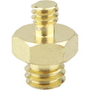 CAMVATE Double Male Thread Adapter with Hex Nut (1/4"-20 to 3/8"-16)