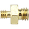 CAMVATE Double Male Thread Adapter with Hex Nut (1/4"-20 to 3/8"-16)