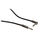 Pro Co Sound ProPatch Series 1/4" Phone Angled Male to 1/4" Phone Male Instrument Cable - 10'