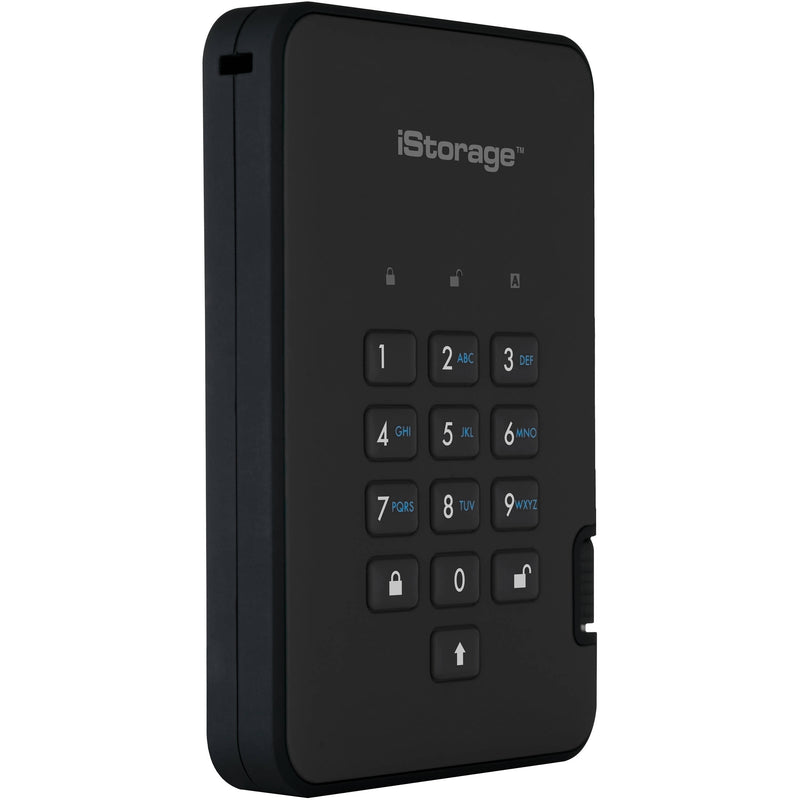 Istorage 500GB diskAshur2 USB 3.1 Encrypted Portable HDD (Phantom Black)