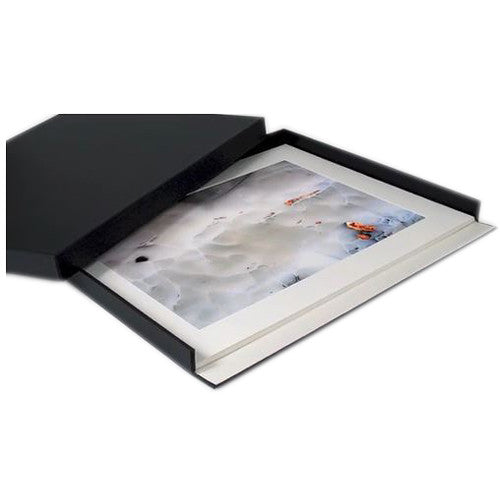 Archival Methods Museum Drop Front Box (22.5 x 28.5 x 1.5", Black)