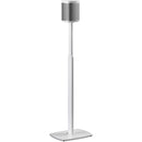 FLEXSON Adjustable Floor Stands for the Sonos One or PLAY:1 (White, Pair)