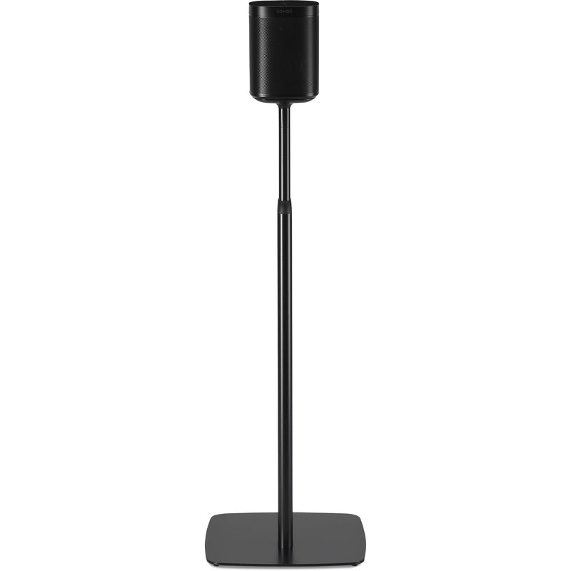 FLEXSON Adjustable Floor Stands for the Sonos One or PLAY:1 (Black, Pair)