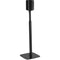 FLEXSON Adjustable Floor Stands for the Sonos One or PLAY:1 (Black, Pair)