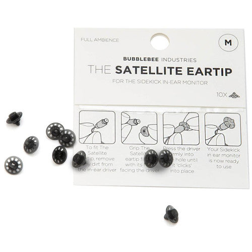 Bubblebee Industries The Sidekick Satellite Eartip (Medium, 10-Pack)