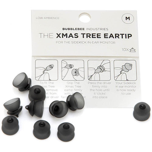 Bubblebee Industries The Sidekick Christmas Tree Eartip (Medium, 10-Pack)