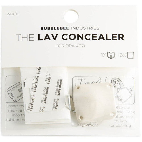 Bubblebee Industries Lav Concealer for DPA 4071 Mic (White)