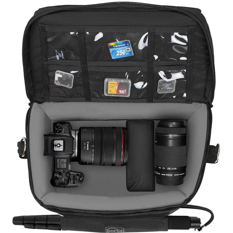 PortaBrace Large Messenger Bag for Panasonic LUMIX S1 Camera