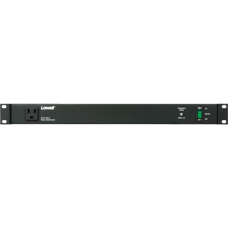 Lowell Manufacturing 9-Outlet Rackmount Power Panel (1 RU)