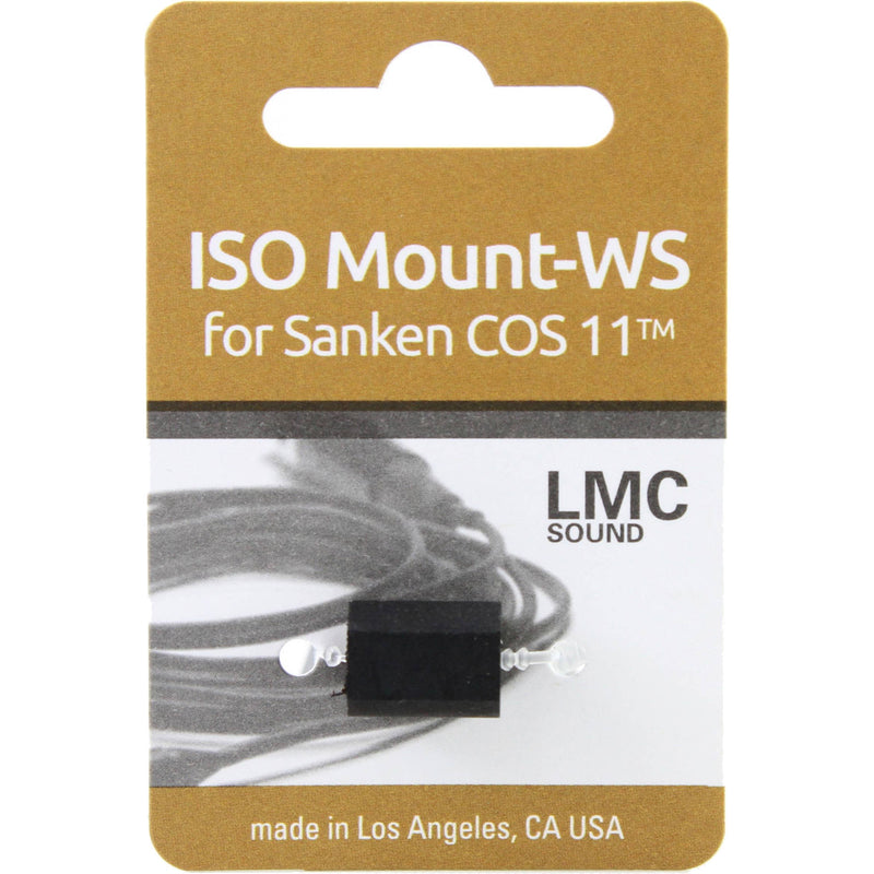 LMC Sound ISO Mount for Sanken COS-11 with WS-11 Windscreen (Black)