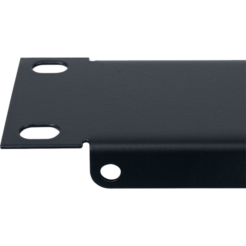 Lowell Manufacturing Steel Economy Panel with Flange (1 RU, Black)