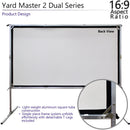 Elite Screens Yard Master 2 Dual Folding Front/Rear Projection Screen (73.5 x 130.7")