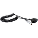 CAMVATE Male D-Tap to LEMO 2-Pin Coiled Power Cable