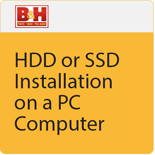 B&H Photo Video Install HDD or SSD into PC with System Copy Service