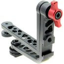 GyroVu Dual 180&deg;-Tilt&nbsp;L-Shape Monitor Bracket with Shoe Adapter & Seven 1/4"-20 Mounts