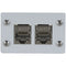 FSR Double-Height CAT6a Shielded Connector Insert (White)