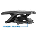 Mount-It! Adjustable Footrest with Massaging Rollers