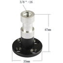 CAMVATE 3/8"-16 Thread Wall / Table / Ceiling Mount (Female, Round Base)