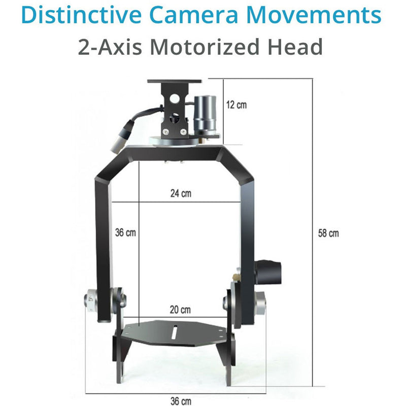 Proaim Gold Pan/Tilt Head with 12V Joystick Control Box