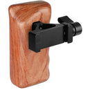 CAMVATE Wooden Handgrip with Arca-Style Clamp (Left-Handed)