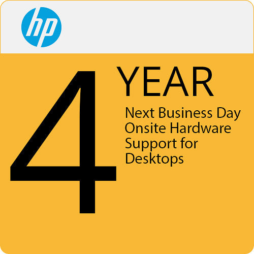 HP 4-Year Next Business Day Onsite Hardware Support for Desktops