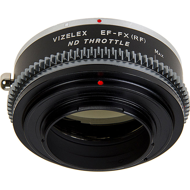 FotodioX Vizelex Cine ND Throttle Lens Mount Adapter for Canon EF or EF-S-Mount Lens to FUJIFILM X-Mount Camera