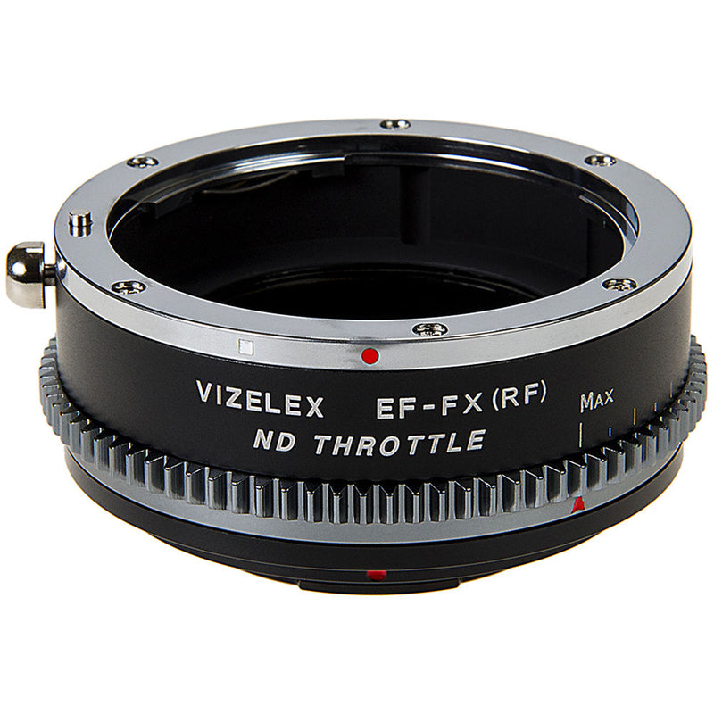 FotodioX Vizelex Cine ND Throttle Lens Mount Adapter for Canon EF or EF-S-Mount Lens to FUJIFILM X-Mount Camera