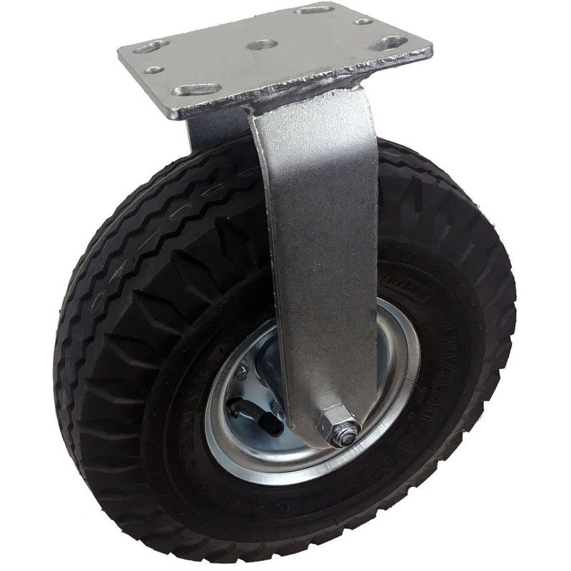 Backstage Equipment 10" Pneumatic Rigid Caster Wheel for SkyPanel Series Cart