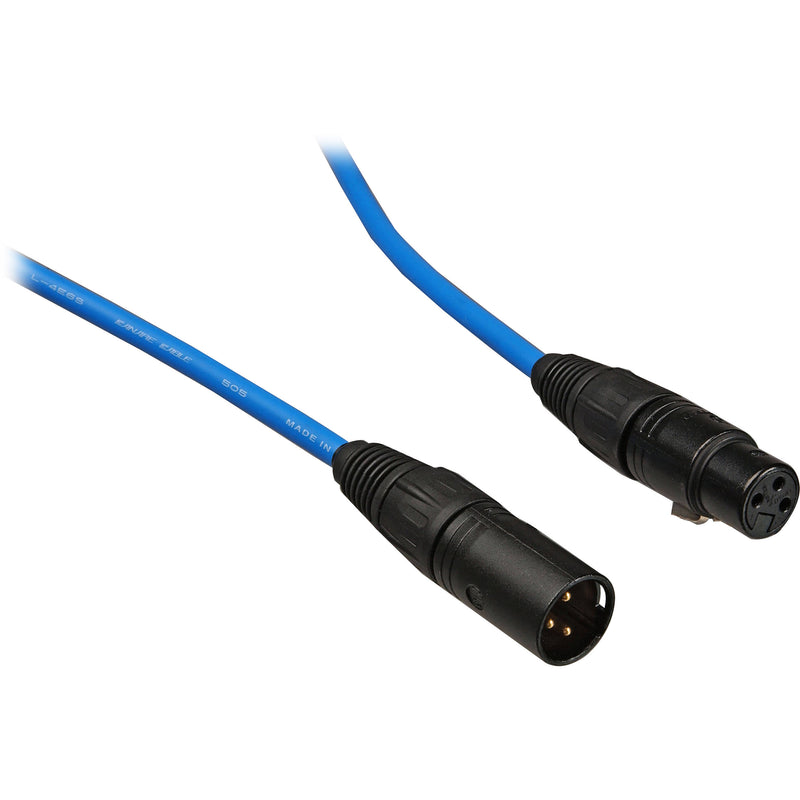 Canare L-4E6S Star Quad XLRM to XLRF Microphone Cable (50', Blue)