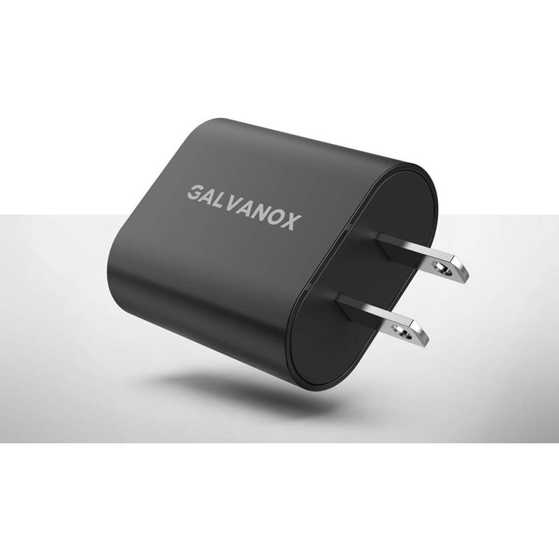 Galvanox 18W USB Type-C PD/QC Wall Charger with Lightning Cable (Black)