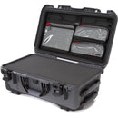 Nanuk 935 Wheeled Hard Case with Foam Insert & Lid Organizer (Graphite, 28.5L)