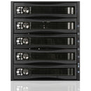 iStarUSA BPU-350HD 5-Bay Hot-Swap Rack (Black, Locking Bay Doors)