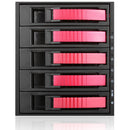 iStarUSA BPU-350HD 5-Bay Hot-Swap Rack (Red)